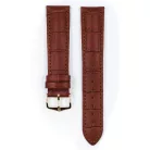 Hirsch Duke borjúbőr óraszíj, aranybarna, 20/18L