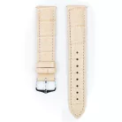 Hirsch Duke borjúbőr óraszíj, beige, 18/16M