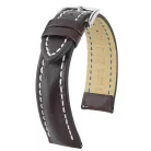 Hirsch Heavy Calf borjúbőr, sötétbarna, 18/16L