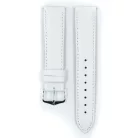 Hirsch Kansas borjúbőr óraszíj, fehér, 22/20