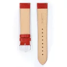 Hirsch Kansas borjúbőr óraszíj, piros, 20/18