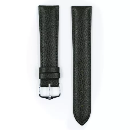 Hirsch Kansas borjúbőr óraszíj, zöld, 20/18