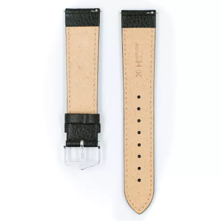 Hirsch Kansas borjúbőr óraszíj, zöld, 22/20