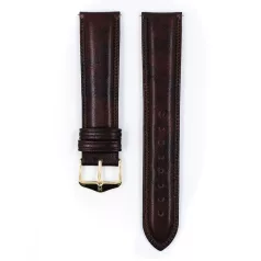 Hirsch Ascot borjúbőr óraszíj, barna 18/16L