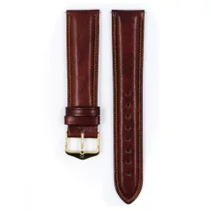 Hirsch Ascot borjúbőr óraszíj, aranybarna 18/16L