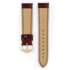 Hirsch Ascot borjúbőr óraszíj, aranybarna 19/18L