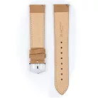 Hirsch Osiris Nubuck borjúbőr óraszíj, beige, 18/16