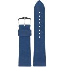 Hirsch Osiris Nubuck borjúbőr óraszíj, sötétkék, 12/10M