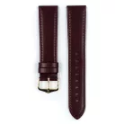 Hirsch Osiris óraszíj, burgundi, 20/18