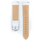 Hirsch Toronto borjúbőr óraszíj, fehér, 20/18L