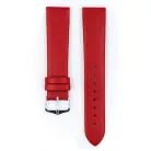 Hirsch Toronto borjúbőr óraszíj, piros, 20/18L