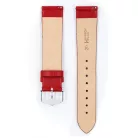 Hirsch Toronto borjúbőr óraszíj, piros, 20/18L