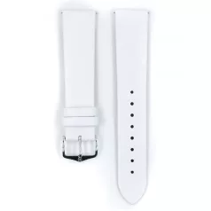 Hirsch Toronto borjúbőr óraszíj, fehér, 20/18M
