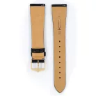 Hirsch Massai struccbőr óraszíj, fekete, 18/16