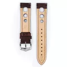 Hirsch Rally bivalybőr óraszíj, sötétbarna, 22/20L