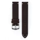 Hirsch Ranger borjúbőr óraszíj, sötétbarna, 18/18L