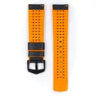 Hirsch Ayrton borjúbőr, fekete/narancs, 24/22L