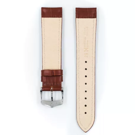 Hirsch Modena borjúbőr óraszíj, aranybarna 20/18L