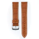 Hirsch Modena borjúbőr óraszíj, mézbarna 20/18L