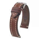 Hirsch Liberty óraszíj, sötétbarna, 20/18XL