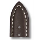 RIOS Deep Sea bőr óraszíj, mokkabarna, 18/16mm