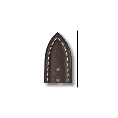 RIOS Deep Sea bőr óraszíj, mokkabarna, 18/16mm