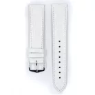 Hirsch Crocograin borjúbőr óraszíj, fehér, 18/16M