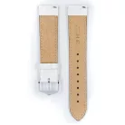 Hirsch Crocograin borjúbőr óraszíj, fehér, 18/16L