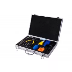 20 db-os órás szerszámkészlet alu kofferben