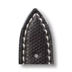 RIOS Next Hightech Ballistic bőr óraszíj, fekete, 20/18mm