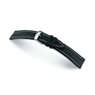 RIOS Bass Hightech Nytech óraszíj, fekete, 22/20mm