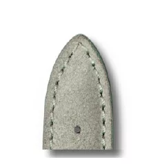 RIOS Tompson bőr óraszíj, szürke, 20/18mm