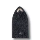 RIOS Hudson bőr óraszíj, fekete, 20/16mm