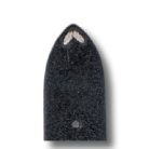 RIOS Hudson bőr óraszíj, fekete, 22/18mm