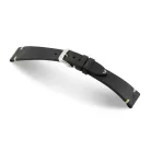 RIOS Bedford bőr óraszíj, fekete, 18/16mm