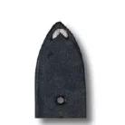 RIOS Bedford bőr óraszíj, fekete, 20/16mm