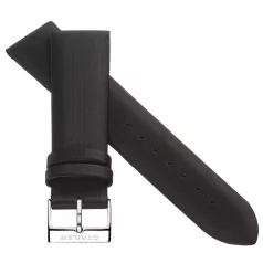 STAILER Original Techno Satin óraszíj, fekete 16/14 M