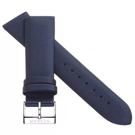 STAILER Original Techno Satin óraszíj, kék 16/14 M