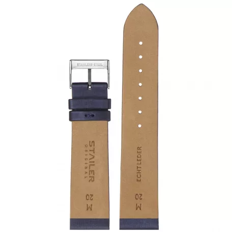 STAILER Original Techno Satin óraszíj, kék 20/18 M