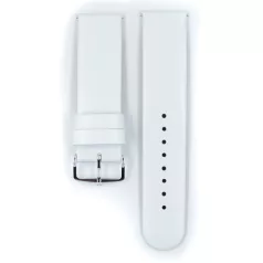 Hirsch Scandic borjúbőr óraszíj, fehér, 20/20M