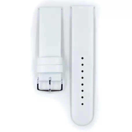 Hirsch Scandic borjúbőr óraszíj, fehér, 22/22M