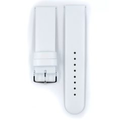 Hirsch Scandic borjúbőr óraszíj, fehér, 28/28M