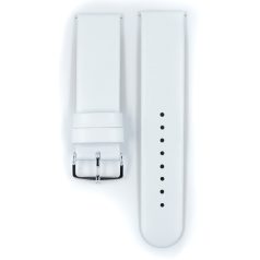 Hirsch Scandic borjúbőr óraszíj, fehér, 30/30M
