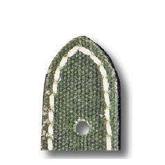 RIOS Ohio canvas óraszíj, olivazöld, 24/24mm