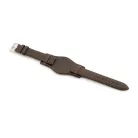 RIOS Tula bőr óraszíj, mokkabarna, 20/18mm