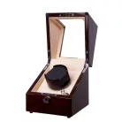 EDELWOLLE LAKKOZOTT MAHAGÓNI SZÍNŰ FA ÓRAFORGATÓ 1 ÓRÁNAK