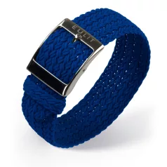 EULIT Palma egyrészes perlon óraszíj, kék 22mm