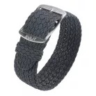 EULIT Atlantic egyrészes perlon óraszíj, szürke 20mm