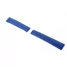 RIOS Continental Breitling bőr óraszíj, királykék, 20/18mm