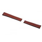 RIOS Pilot Breitling bőr óraszíj, konyakbarna, 22/18mm